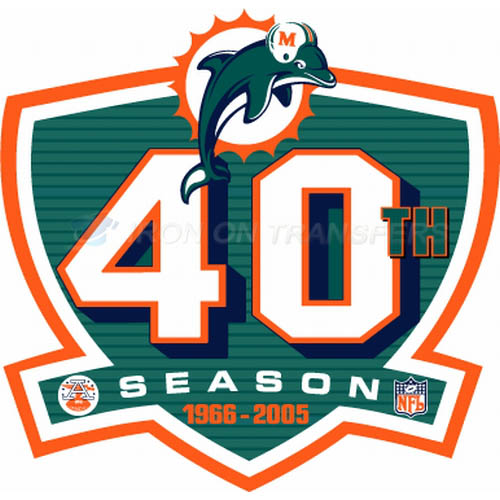 Miami Dolphins Iron-on Stickers (Heat Transfers)NO.582